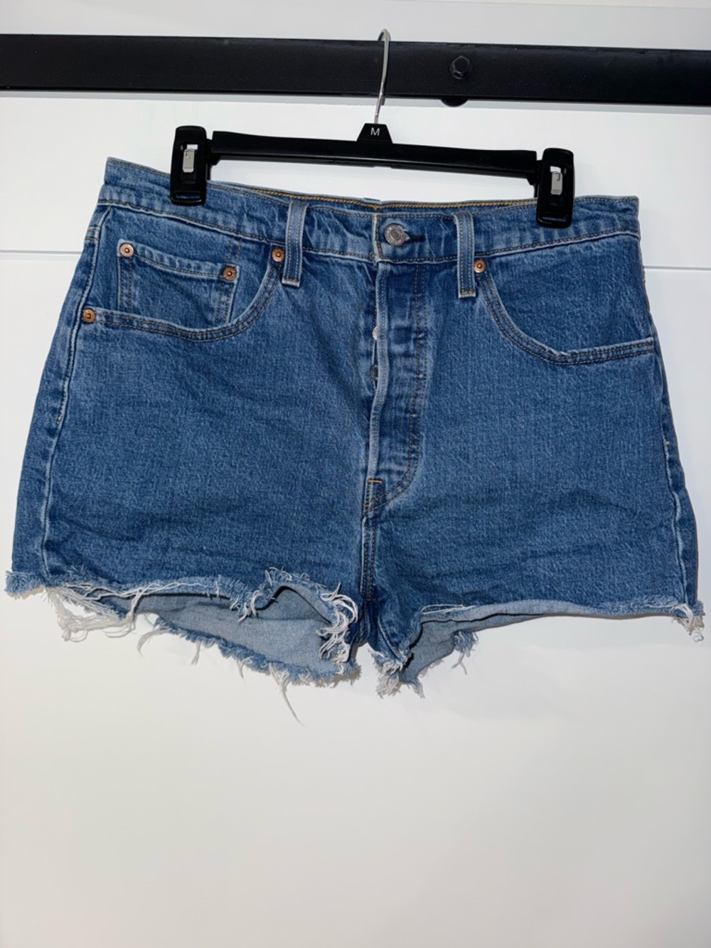 Levi's 501 High-Rise Cutoff Denim Shorts